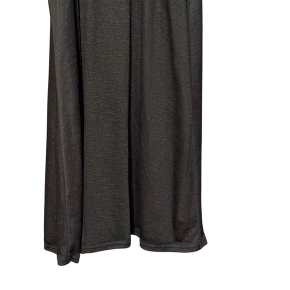 FP BEACH  FREE PEOPLE Nina Sleeveless Lightweight Ribbed Black Jersey Knit Dress - Picture 8 of 10